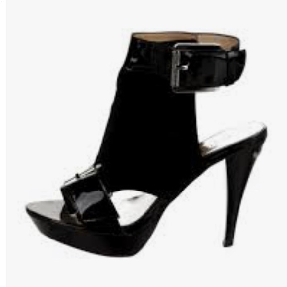 Michael Kors Carson Patent Suede sandal